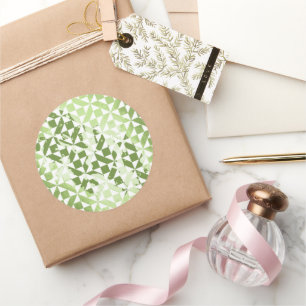 Aquarellmotive 3 runder aufkleber