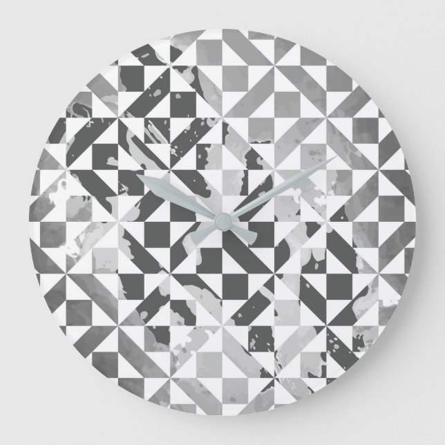 Aquarellmotive 4 große wanduhr (Vorderseite)