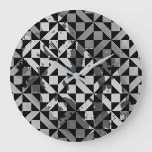 Aquarellmotive 5 große wanduhr