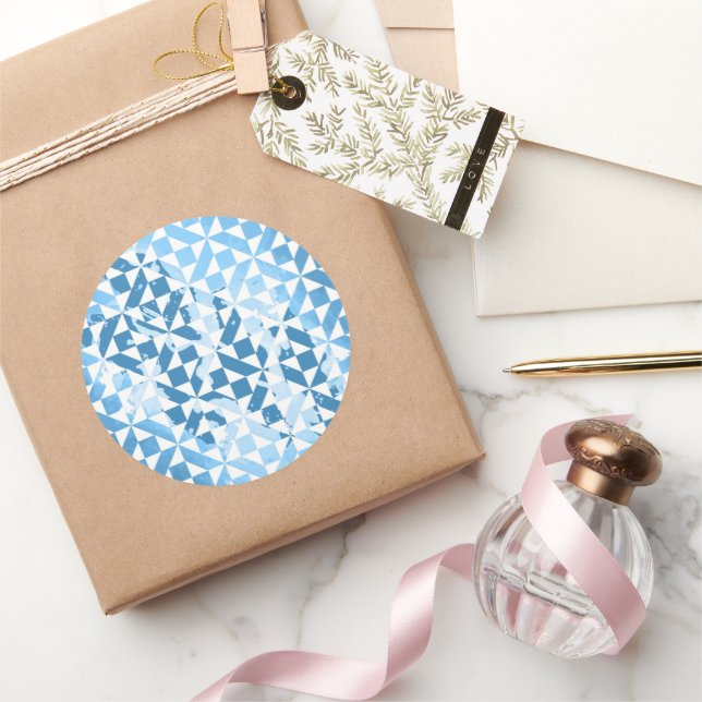 Aquarellmotive Runder Aufkleber (Schenken)