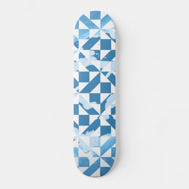 Aquarellmotive Skateboard (Vorderseite)