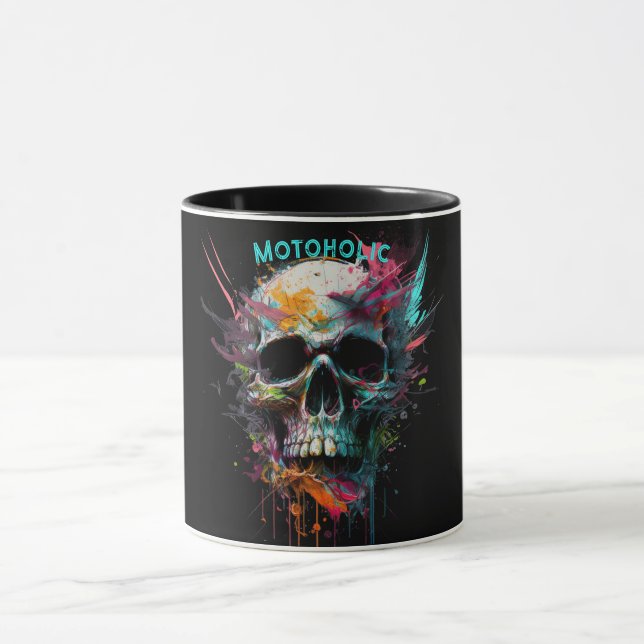 Aquarellmotoalkohol Tasse (Zentrum)