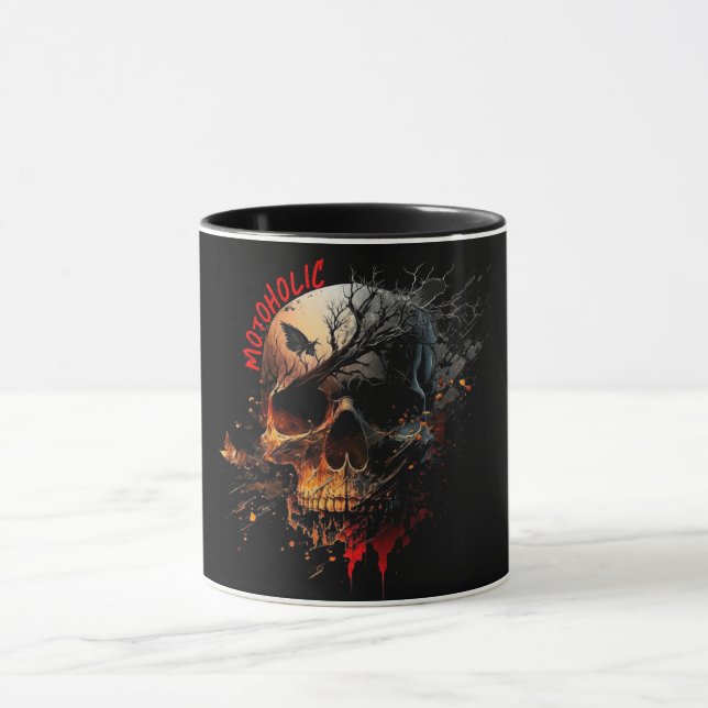 Aquarellmotoalkohol Tasse (Zentrum)