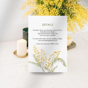 Aquarellmuscheln Blume niedlich Frühjahrshochzeit Begleitkarte