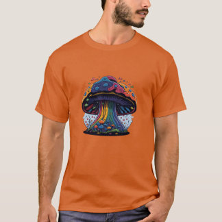 Aquarellmushroom Magic Prints Vector T-Shirt