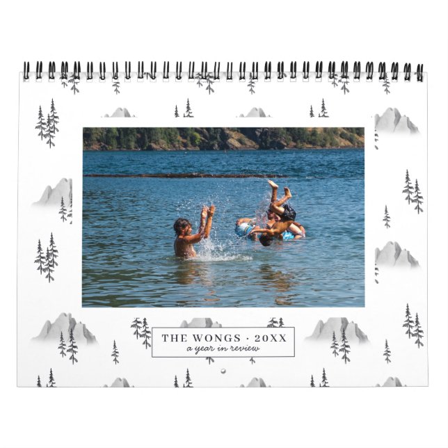 Aquarellmuster | Foto Personalisierter Kalender (Titelbild)