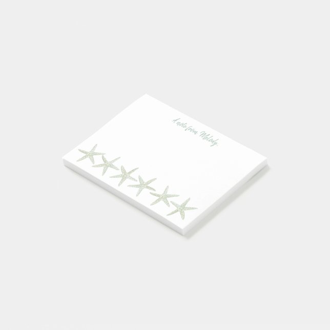 Aquarellmuster Post-it Klebezettel (angewinkelt)