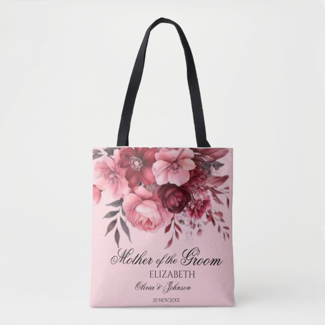 Aquarellmütter der Groom-Tasche (Vorderseite)
