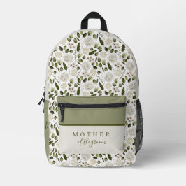 Aquarellmütterchen im Groom-Backpack Bedruckter Rucksack