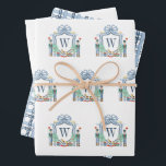 Aquarellnährungsmittel Monogram Wappen Christmas Geschenkpapier Set<br><div class="desc">PreppyPrint.com - Feiern Sie Weihnachten im Stil! Fügen Sie Ihre personalisierte Touch hinzu. Übertragen Sie dieses Design auch auf die Produkte Ihrer Wahl! Bitte besuchen Sie meinen Designer-Shop,  PreppyPrint.com,  um die Dinge zu koordinieren.</div>
