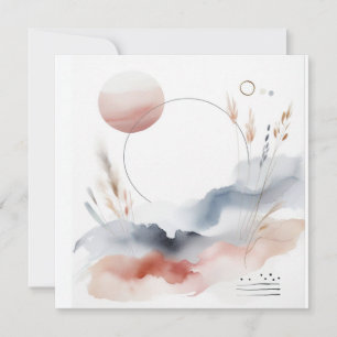 Aquarellnatur 02 feiertagskarte