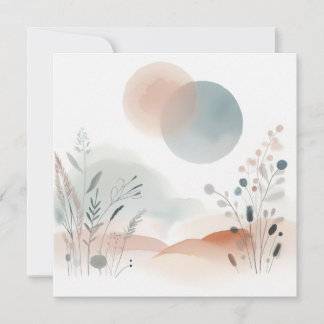 Aquarellnatur 07 feiertagskarte