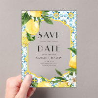 Aquarellon Lemon Mittelmeer Save the Date