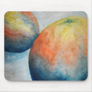 Aquarellorangen Mousepad
