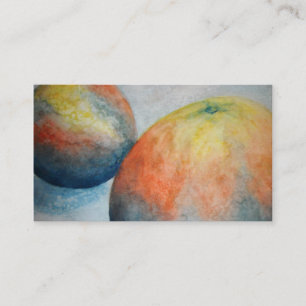 Aquarellorangen Visitenkarte