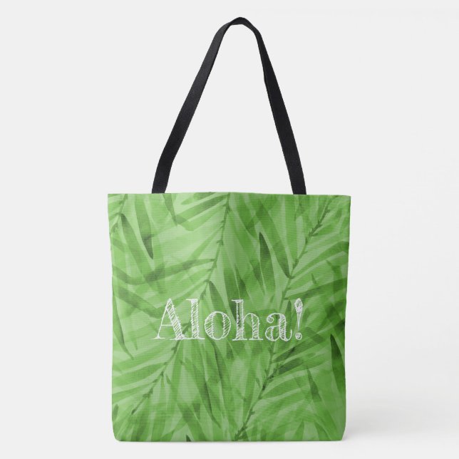 Aquarellpalmen Hawaiian Tropical Reversible (Vorderseite)