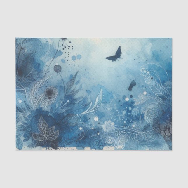 Aquarellpapier Seidenpapier (Vorderseite)