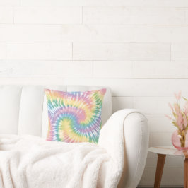 Aquarellpaste Rainbow Gefärbte Krawatte Kissen