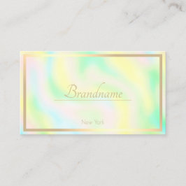 Aquarellpastellfarben Goldrahmen Öffnungszeiten Visitenkarte