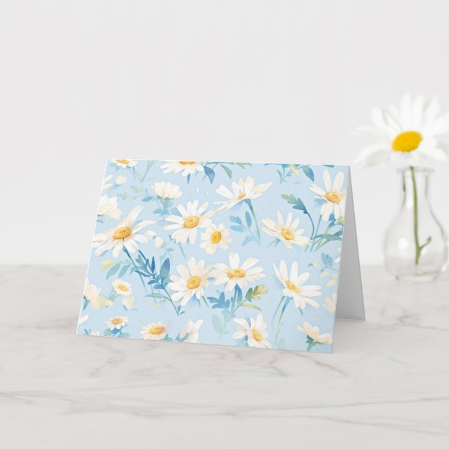 Aquarellpastellfarben Karte (Kleine Pflanze)