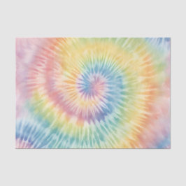 Aquarellpastellfarben Rainbow Gefärbte Krawatte Seidenpapier