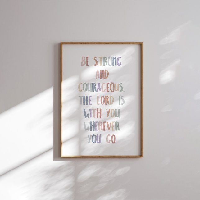 Aquarellpasten sind stark und mutig poster (Von Creator hochgeladen)