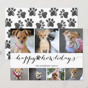 Aquarellpaw Happy Howlidays 7 Foto Haustier Feiertagskarte
