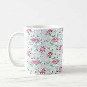 Aquarellpeere, Schmetterlingswasserfarbe Kaffeetasse