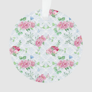 Aquarellpeere, Schmetterlingswasserfarbe Ornament