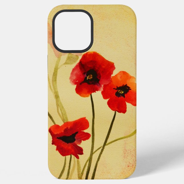 Aquarellpfeifen iPhone Hülle (Rückseite)