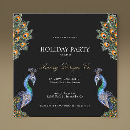 Aquarellpfeifen Weihnachtsfest im Unternehmen Part Einladung