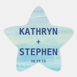 Aquarellpfeifensticker / Umschlag Aufkleber