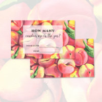 Aquarellpfirsiche wie viele Bonbons im Glas sind