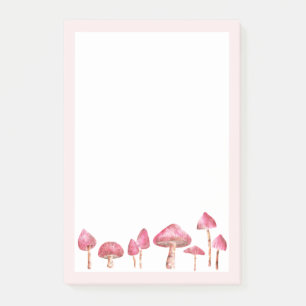 Aquarellpilz Post-it Klebezettel