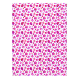 Aquarellpinke Pansy blumenfarbene Blume Tischdecke