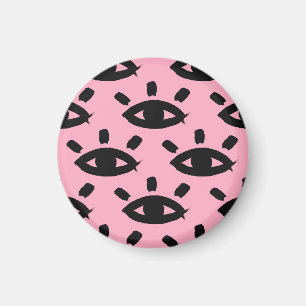 Aquarellpinsel, Skizzenmuster. Magnet