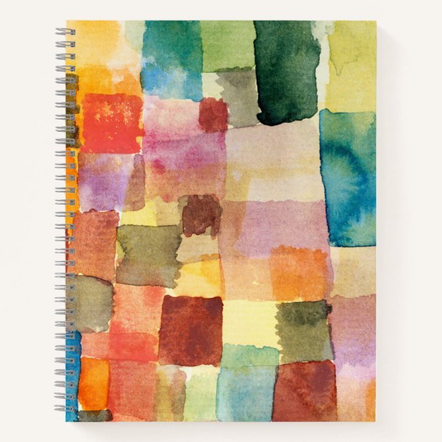 Aquarellplätze - Paul Klee Notizbuch (Vorderseite)