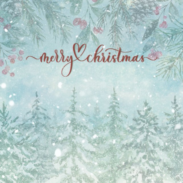 Aquarellpolarbären Wintergarten Weihnachtskarte Feiertagskarte (Von Creator hochgeladen)