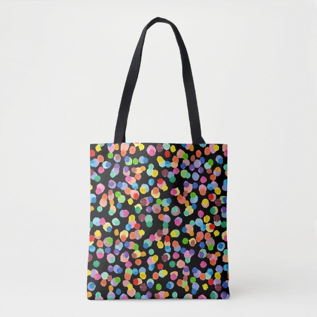 Aquarellpolka Dot, Osterhintergrund. (Vorderseite)