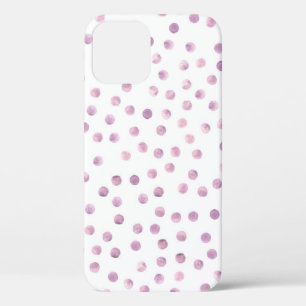 Aquarellpolka Punkte, rosa geometrischer Hintergru Case-Mate iPhone Hülle