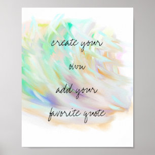 Aquarellposter kreieren Ihre eigene Wand-Kunst Poster