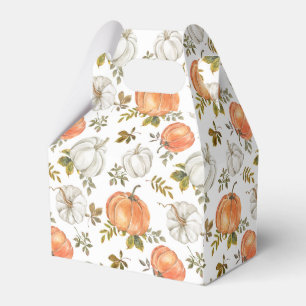 Aquarellpumpen und Blattmuster Geschenkschachtel