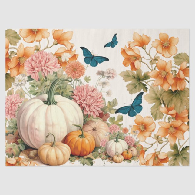 Aquarellpumpen und Fallfolien Seidenpapier (Vorderseite)