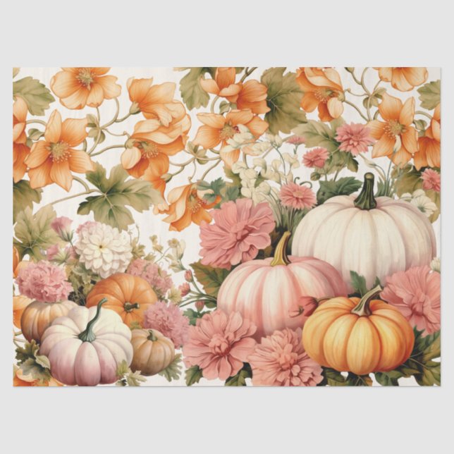 Aquarellpumpen und Fallfolien Seidenpapier (Vorderseite)