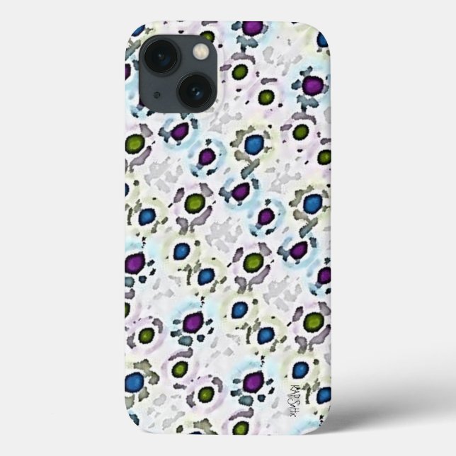 Aquarellpunkte Case-Mate iPhone Hülle (Rückseite)
