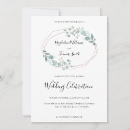 Aquarellrahmen Hochzeitseinladung Einladung