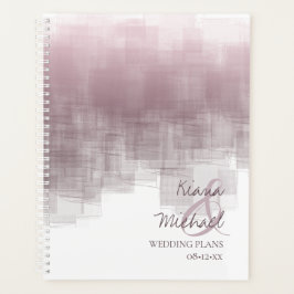 Aquarellreflektionen Hochzeit Mauve ID774 Planer