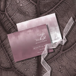 Aquarellreflektionen Hochzeit Mauve ID774 Save The Date