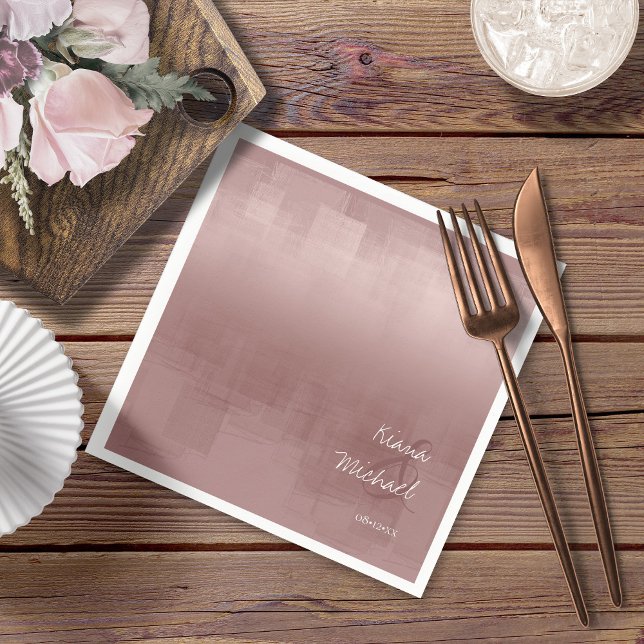 Aquarellreflektionen Hochzeitszinnamon Rose ID774 Serviette (Von Creator hochgeladen)