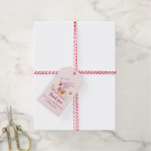 Aquarellrosa Osterhase im Garten